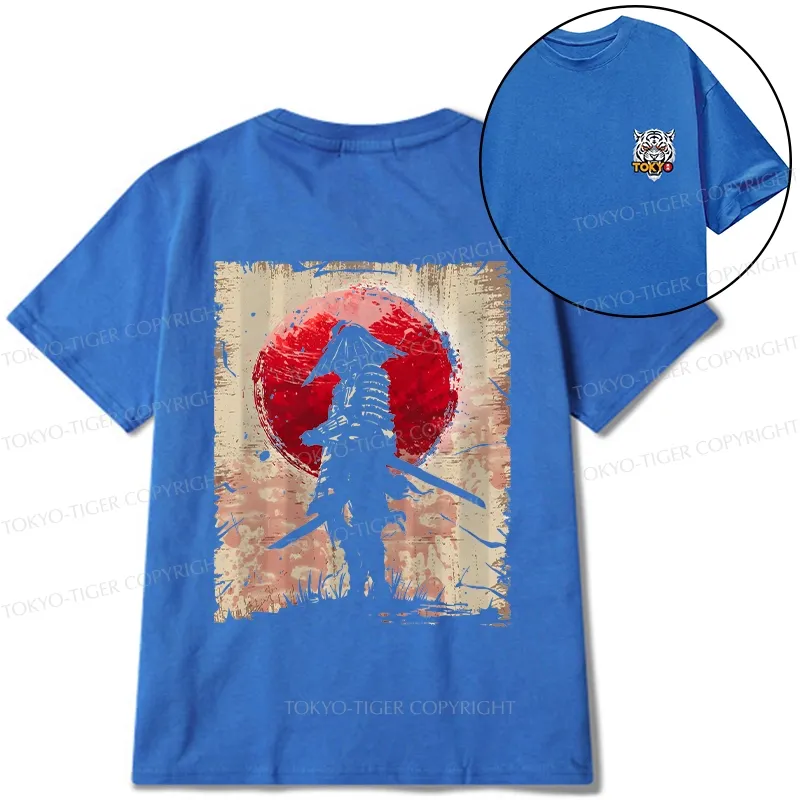 Tokyo-Tiger Samurai Front Back Classic T-Shirt