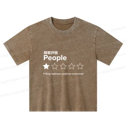 Tokyo-Tiger Evaluation People Kids Washed T-Shirt