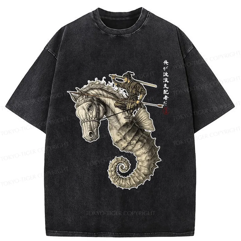 Tokyo-Tiger I Am The Wave Master Washed T-Shirt