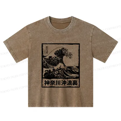 Tokyo-Tiger Legendary Wave Kids Washed T-Shirt