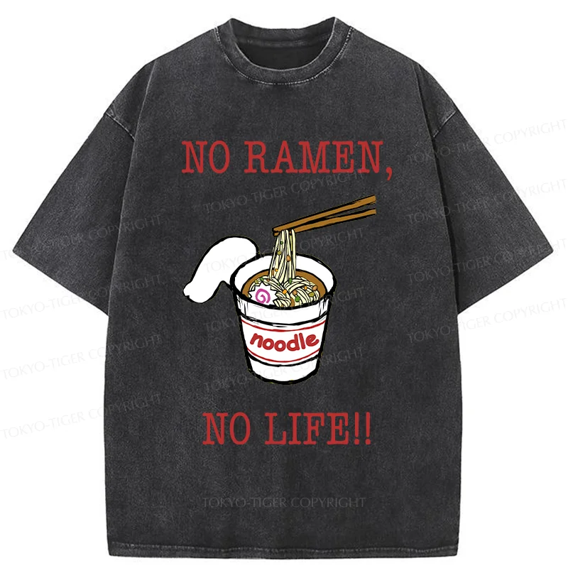 Tokyo-Tiger Life Must Have Ramen Washed T-Shirt