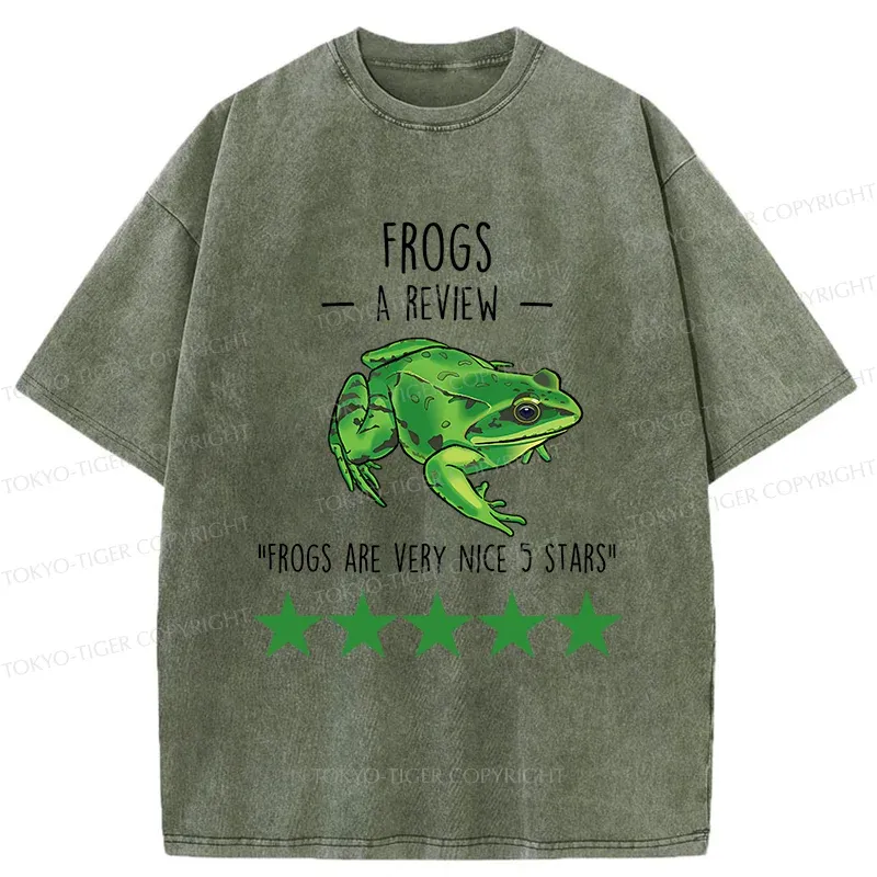 Tokyo-Tiger Five Star Recommended Frog Washed T-Shirt