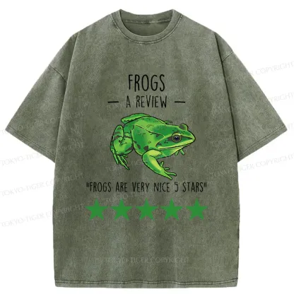 Tokyo-Tiger Five Star Recommended Frog Washed T-Shirt