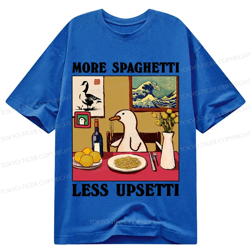 Tokyo-Tiger More Spaghetti Less Upsetti Goose Classic T-Shirt