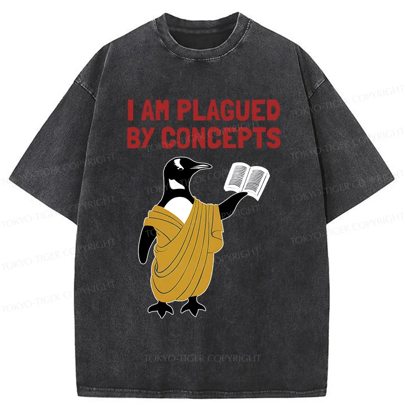 Tokyo-Tiger Philosophy Penguin Washed T-Shirt