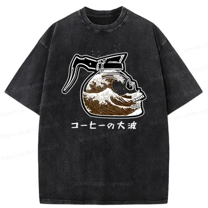 Tokyo-Tiger The Skeleton Contains Waves Washed T-Shirt