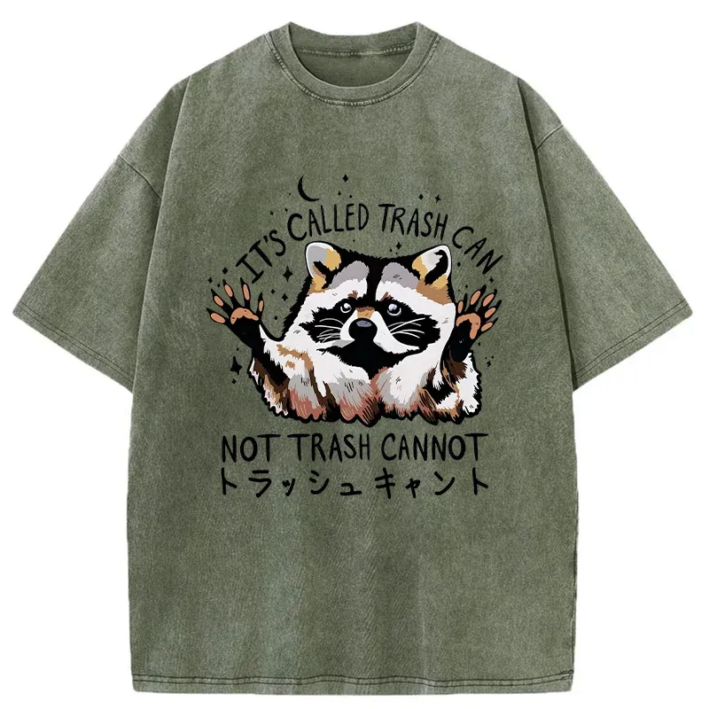 Tokyo-Tiger Adorable Raccoon Washed T-Shirt