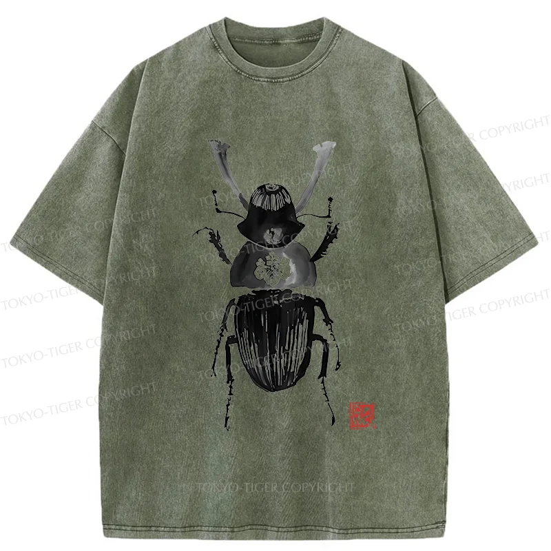 Tokyo-Tiger General Insect Washed T-Shirt