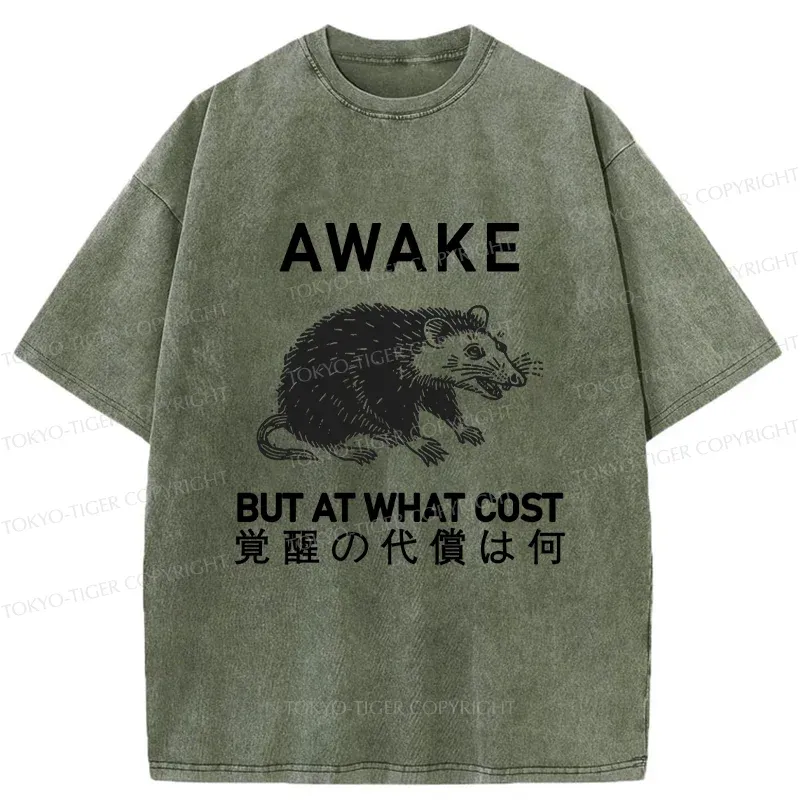 Tokyo-Tiger Desperate Possum Washed T-Shirt
