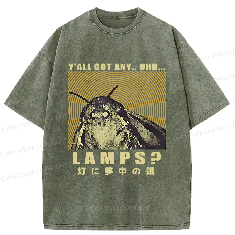 Tokyo-Tiger Moth Obsessed With The Light Washed T-Shirt