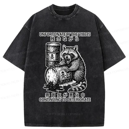 Tokyo-Tiger The Vibe Is Continuing To Deteriorate Japan Washed T-Shirt