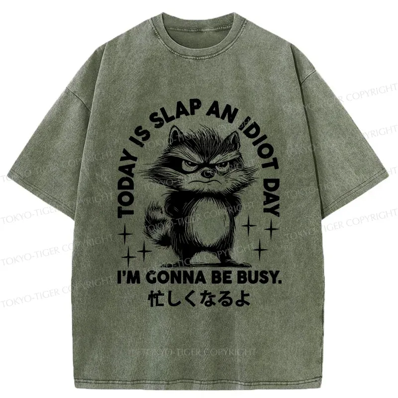 Tokyo-Tiger Japan Bonsai Washed T-Shirt Sale
