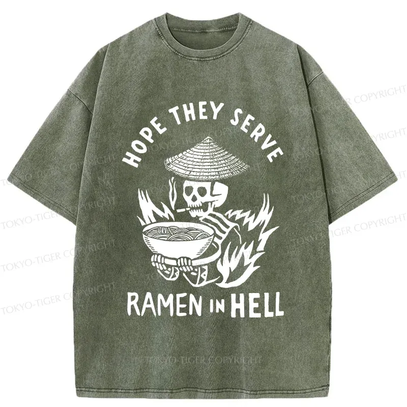 Tokyo-Tiger Hell Ramen Washed T-Shirt