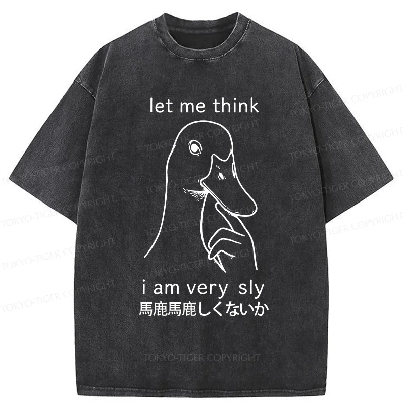 Tokyo-Tiger Thinking Goose Washed T-Shirt