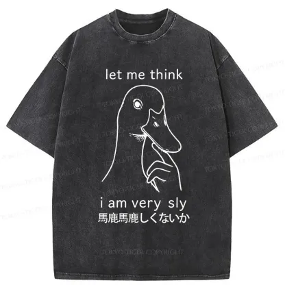 Tokyo-Tiger Thinking Goose Washed T-Shirt