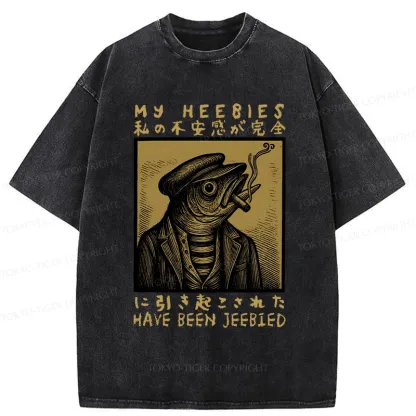 Tokyo-Tiger My Heebies Have Been Jeebied Washed T-Shirt