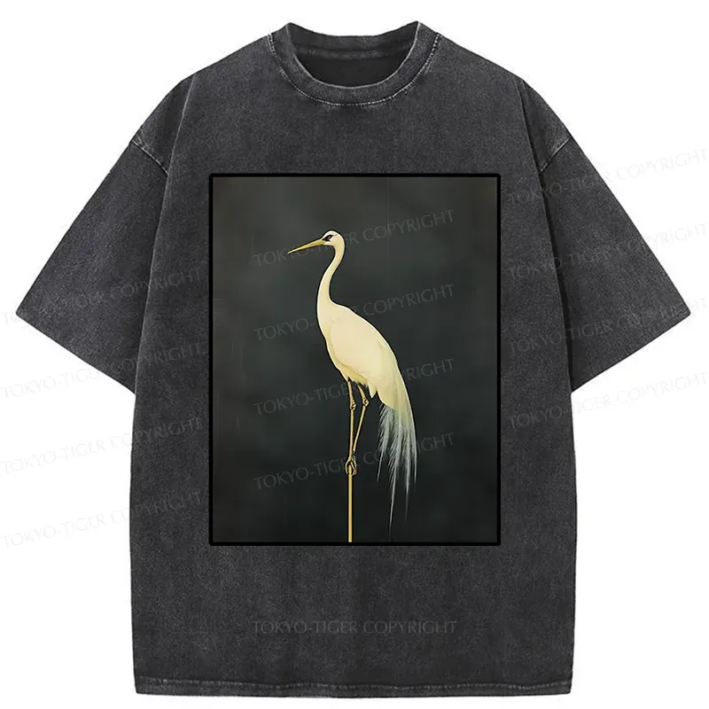 Tokyo-Tiger Independent Crane Washed T-Shirt