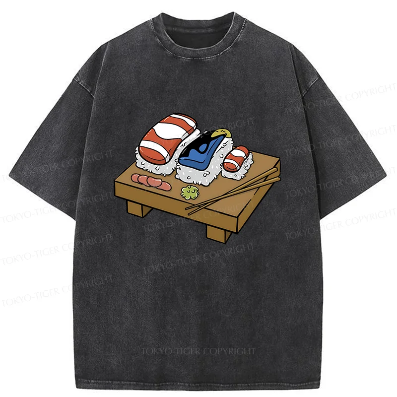 Tokyo-Tiger Fish's Fate Washed T-Shirt