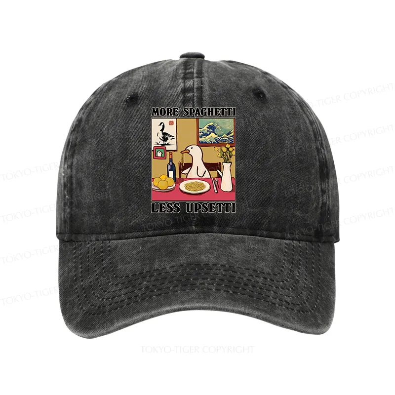 Tokyo-Tiger More Spaghetti Less Upsetti Goose Washed Cap
