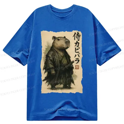 Tokyo-Tiger Capybara Samurai Classic T-Shirt