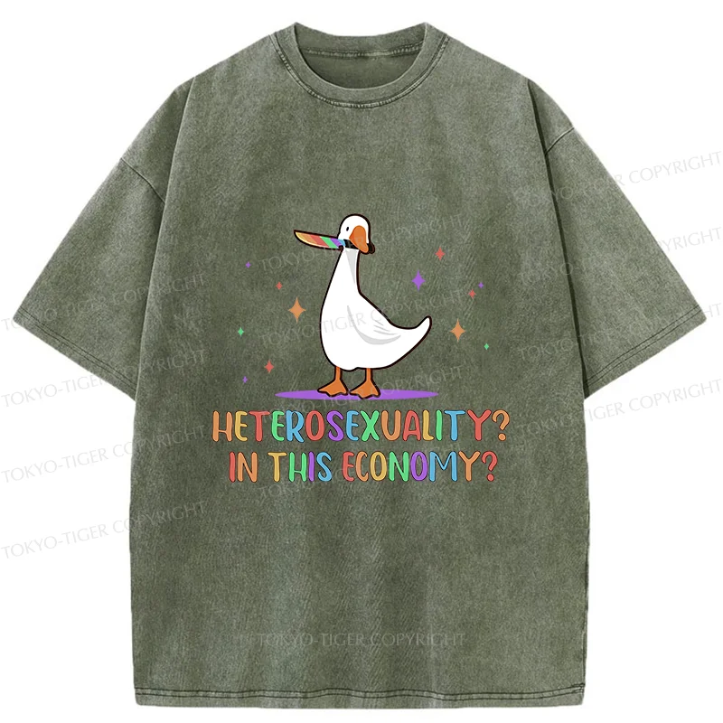 Tokyo-Tiger Interesting Goose Washed T-Shirt