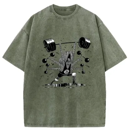 Tokyo-Tiger Octopus Is Working Hard Washed T-Shirt