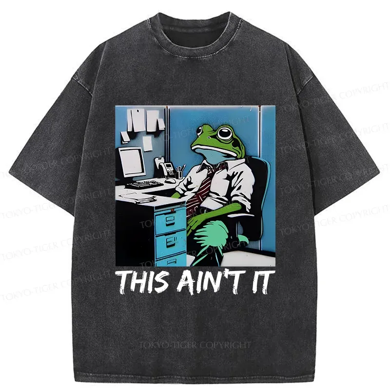 Tokyo-Tiger Working Frog Washed T-Shirt