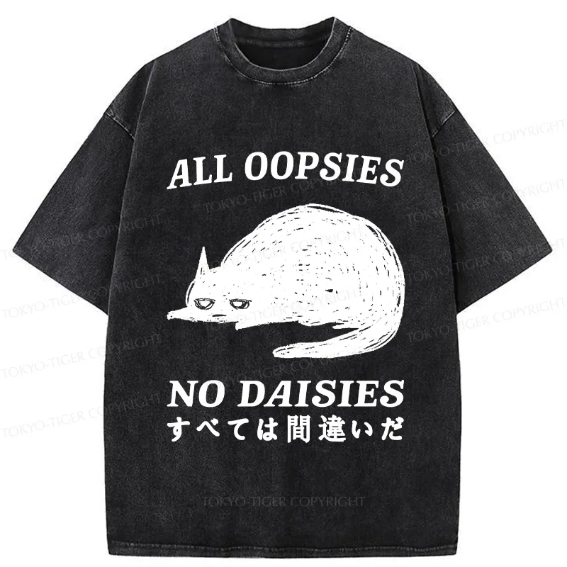 Tokyo-Tiger All Oopsies No Daisies Washed T-Shirt