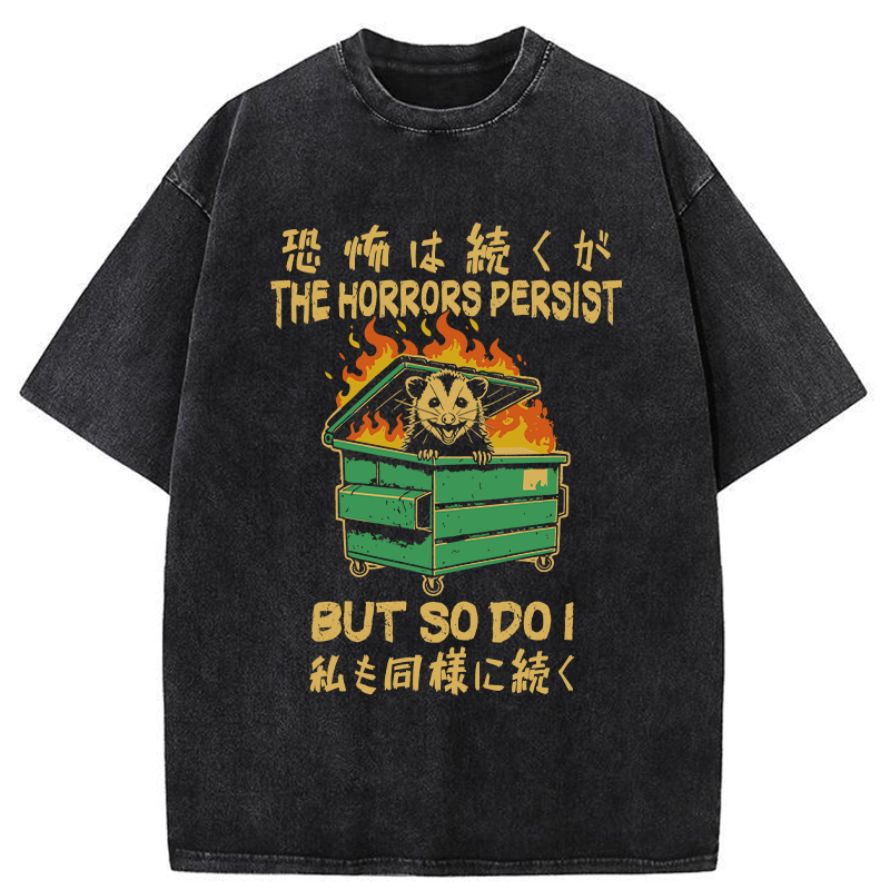 Tokyo-Tiger The Terror Persist Washed T-Shirt
