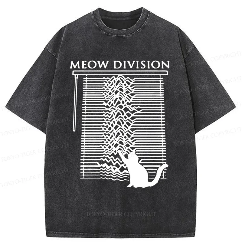 Tokyo-Tiger MEOW Music Washed T-Shirt