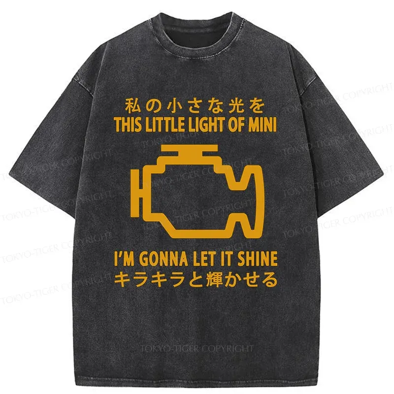 Tokyo-Tiger Glowing Fault Light Washed T-Shirt