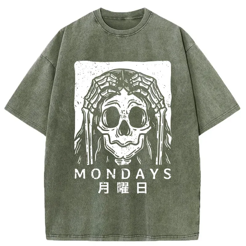 Tokyo-Tiger Painful Monday Washed T-Shirt