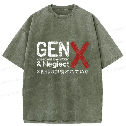 Tokyo-Tiger Neglected Generation X Washed T-Shirt