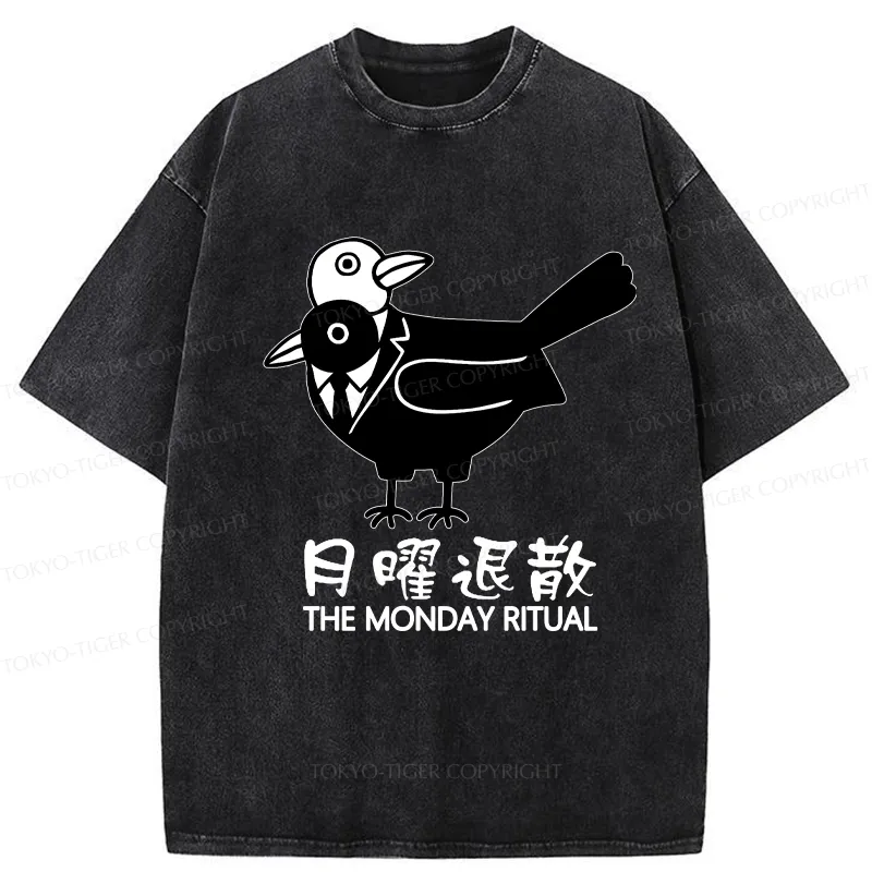 Tokyo-Tiger The Monday Ritual Washed T-Shirt