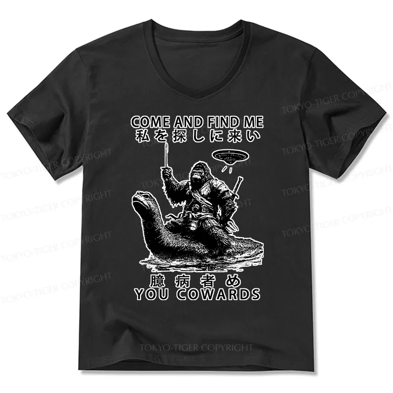 Tokyo-Tiger Can You Find Us V-Neck Classic T-Shirt