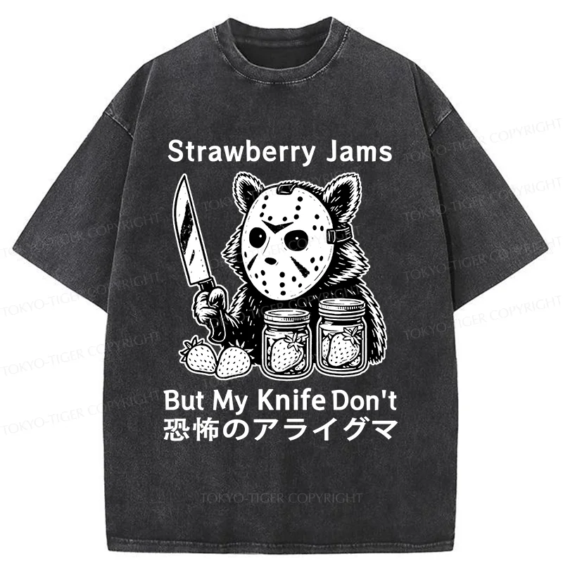 Tokyo-Tiger Scary Raccoon Washed T-Shirt