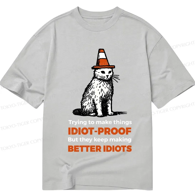 Tokyo-Tiger Stupid Cat Classic T-Shirt