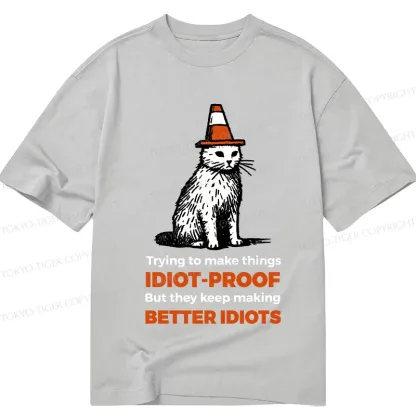 Tokyo-Tiger Stupid Cat Classic T-Shirt