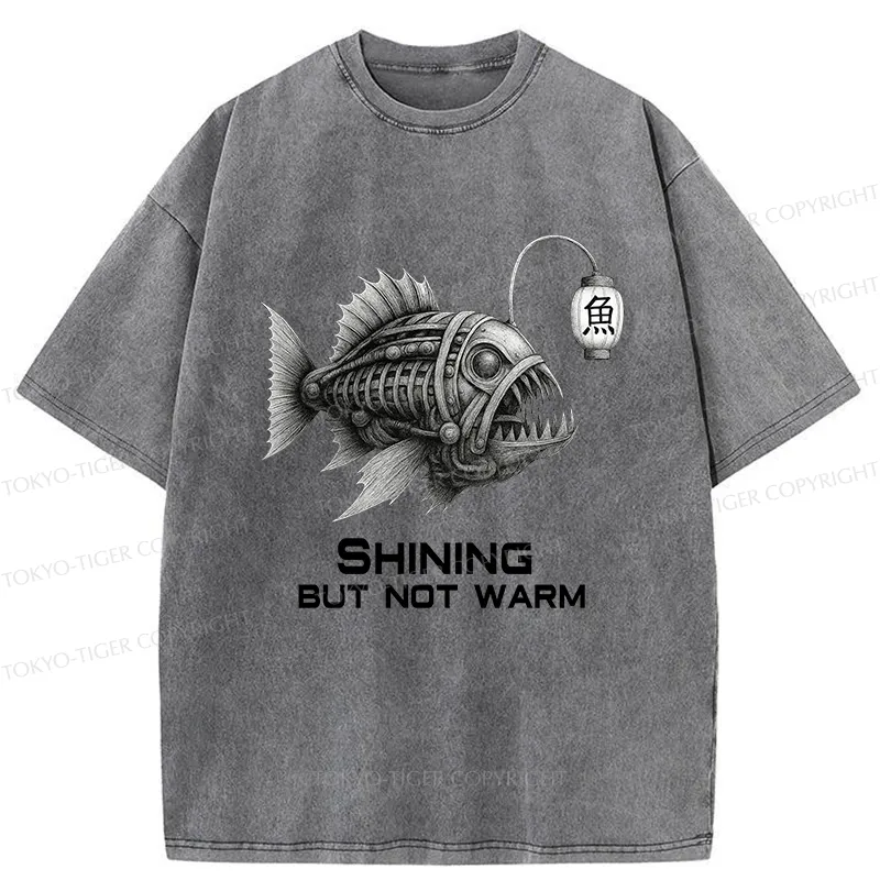Tokyo-Tiger Shining But Not Warm Washed T-Shirt