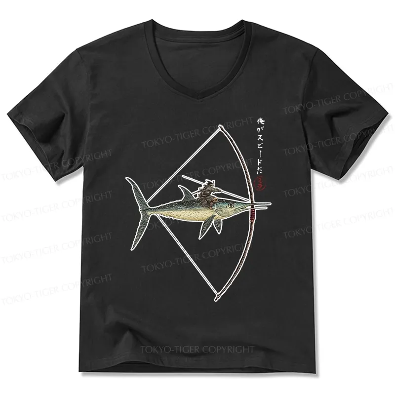 Tokyo-Tiger I Am Speed V-Neck Classic T-Shirt