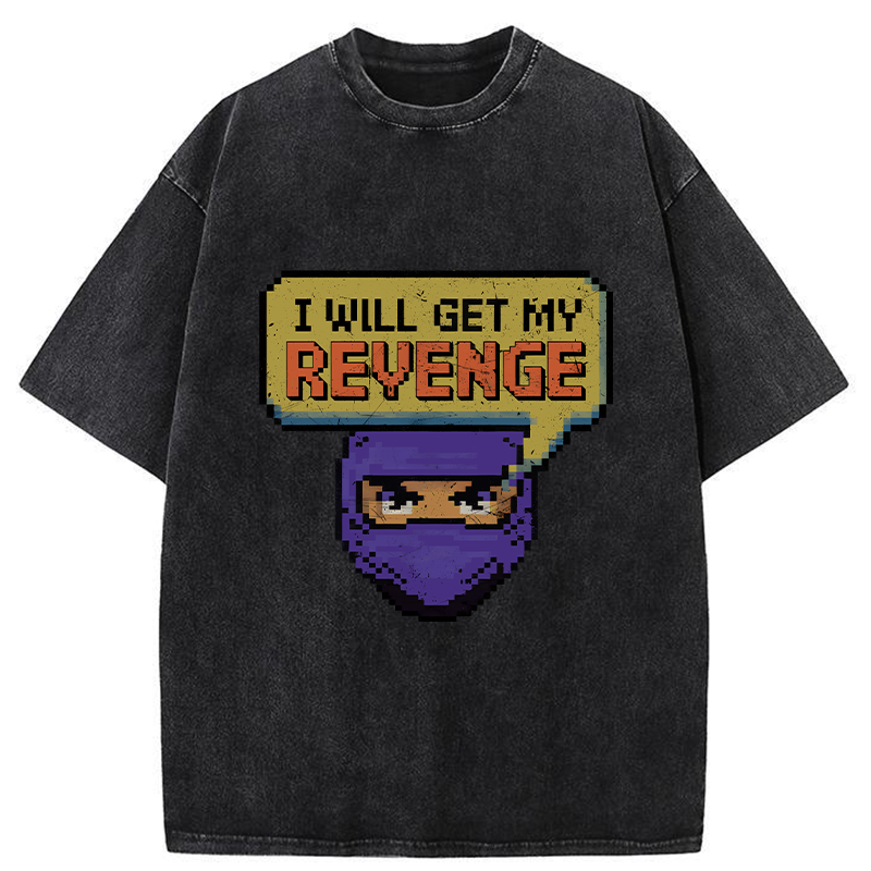 Tokyo-Tiger Japanese Revenge Ninja Washed T-Shirt