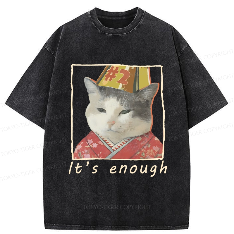 Tokyo-Tiger It's Enough Washed T-Shirt