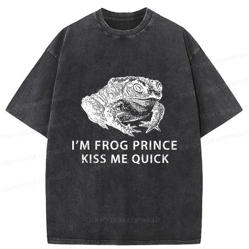 Tokyo-Tiger Real Frog Prince Washed T-Shirt
