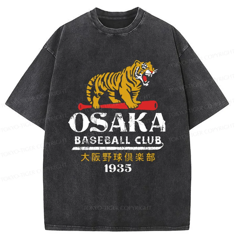 Tokyo-Tiger Osaka Tigers Of Japan Washed T-Shirt