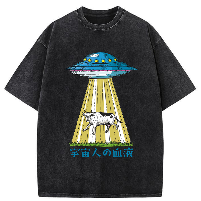 Tokyo-Tiger Alien Blood Washed T-Shirt