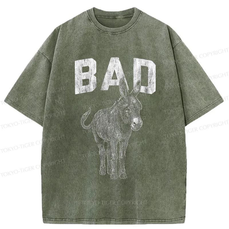 Tokyo-Tiger Bad Ass Washed T-Shirt