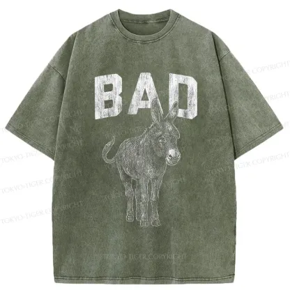 Tokyo-Tiger Bad Ass Washed T-Shirt