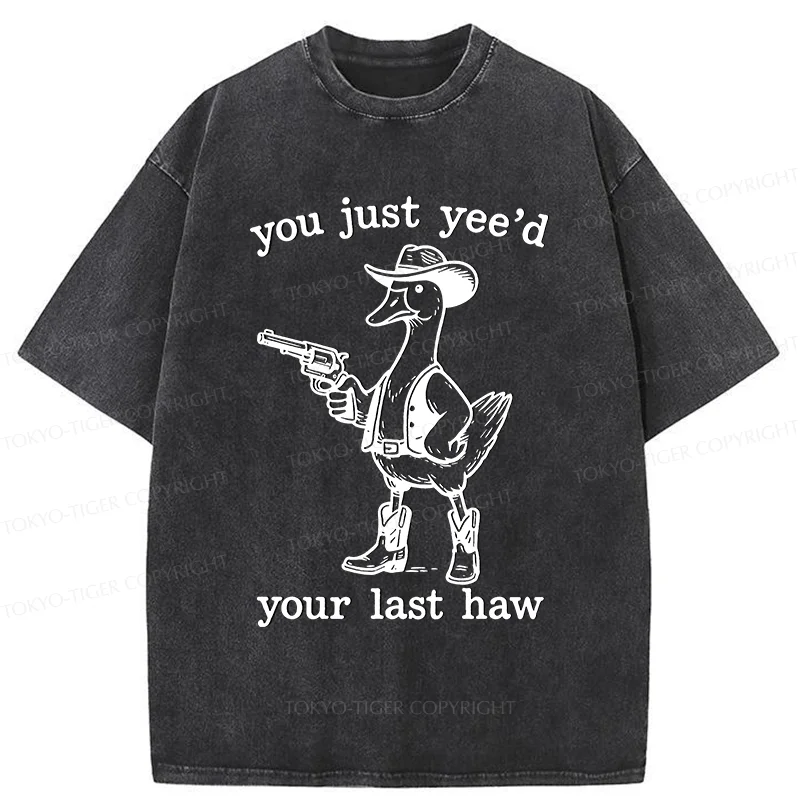 Tokyo-Tiger Handsome Goose Washed T-Shirt