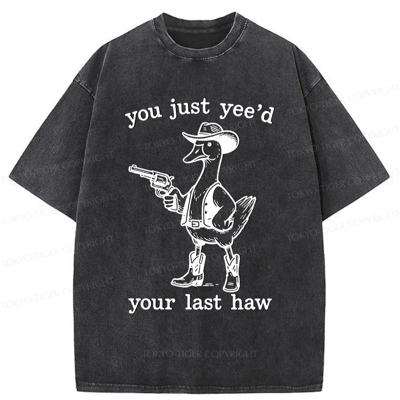 Tokyo-Tiger Handsome Goose Washed T-Shirt