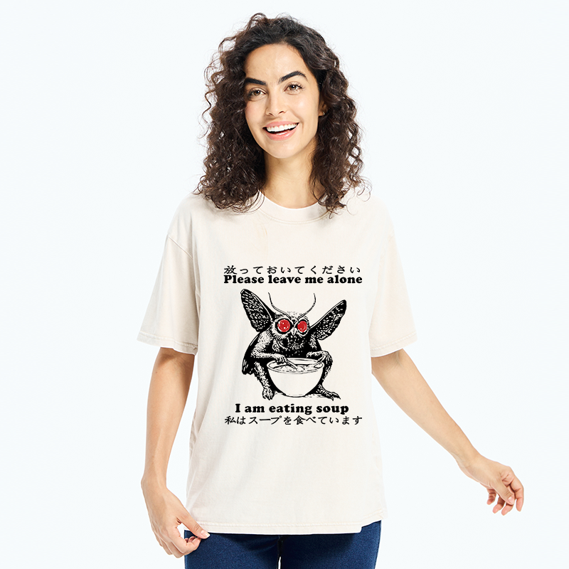 Tokyo-Tiger Don't Bother The Mothman Washed T-Shirt